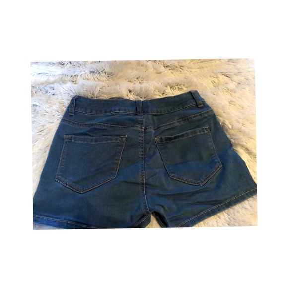 High Wasted Jean Shorts (Stretchy) - Picture 2 of 2